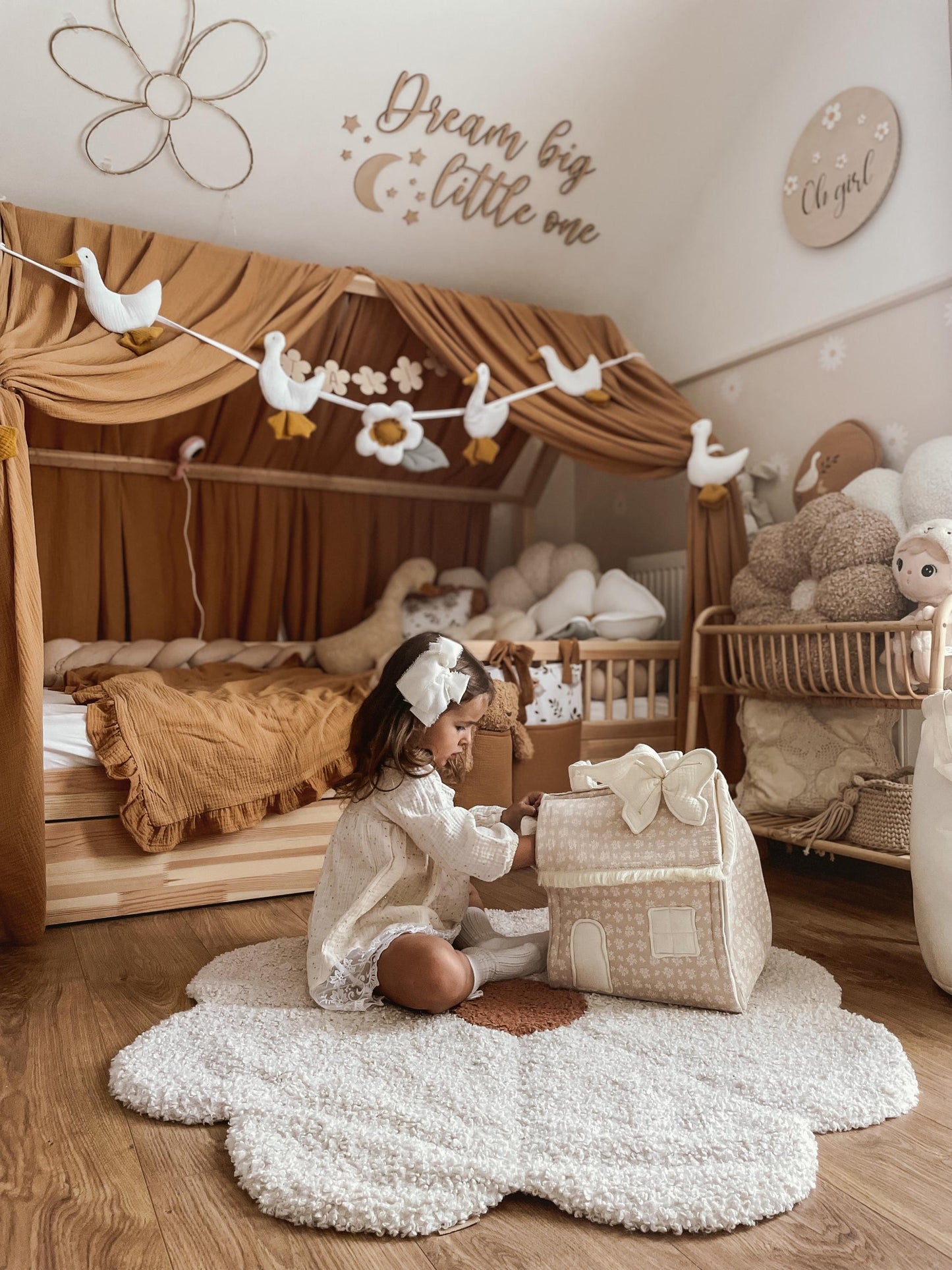 Adorable Doll House Suitcase With Handles