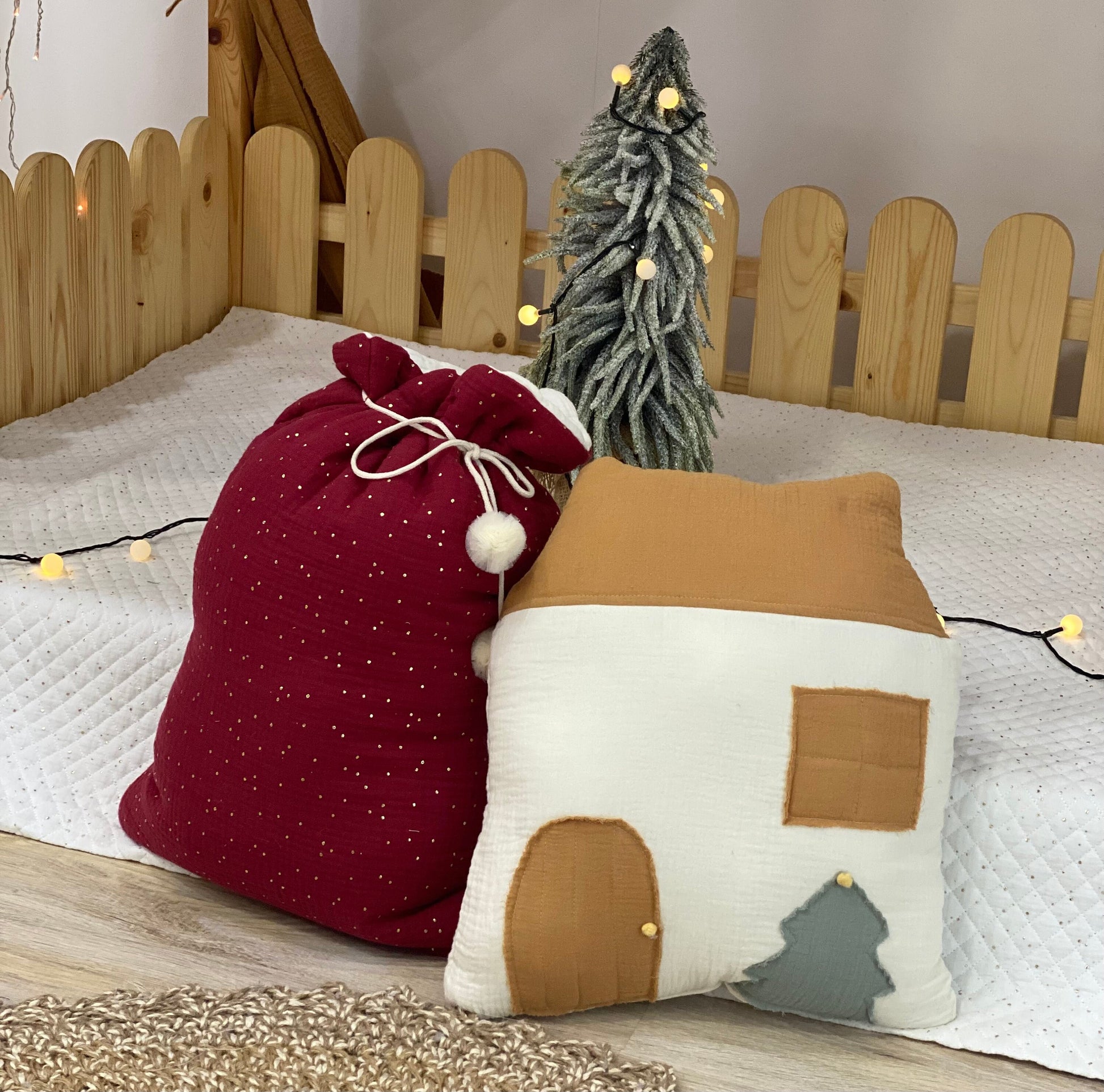 Muslin Canopy | Toddler Bed Canopy Gift Set