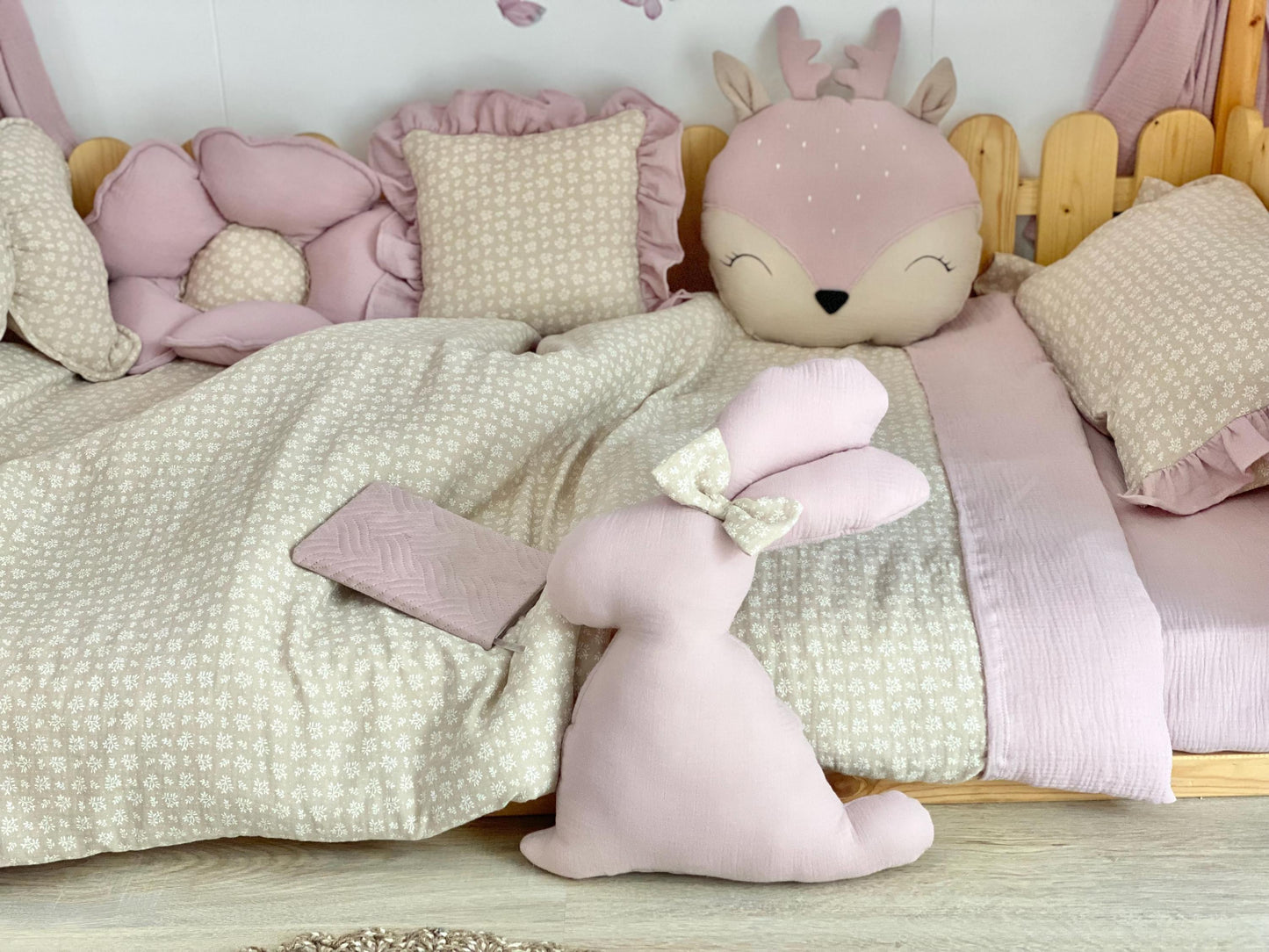 Kids Decorative Butterfly Pillow, Romantic Themed Children's Room