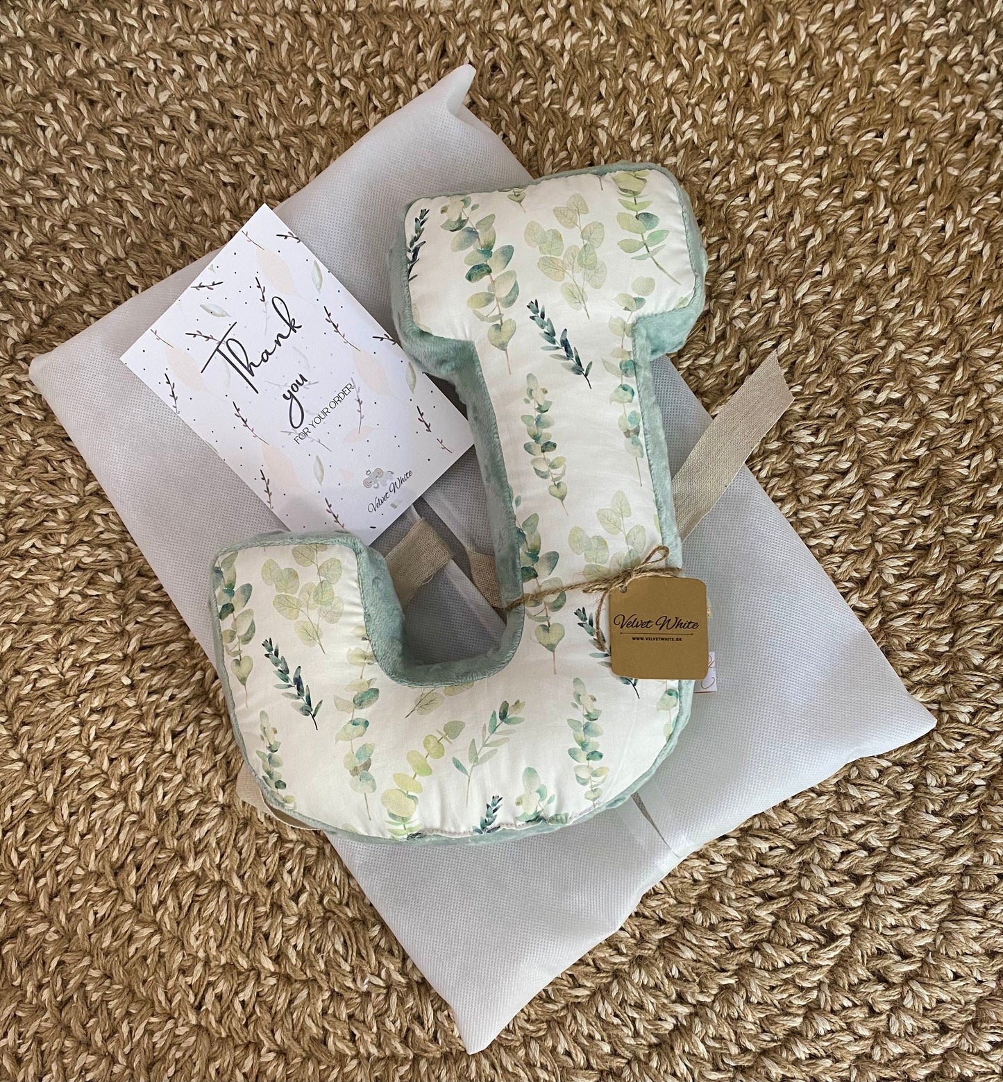 Monogram letter cushion | Initial gift cushion