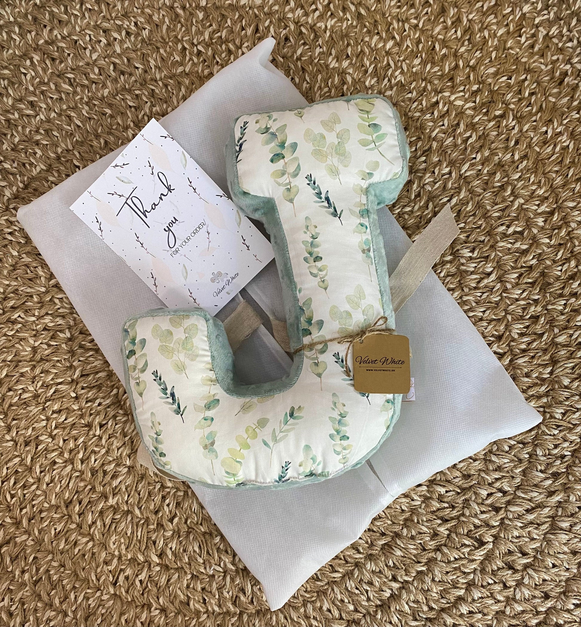 Monogram letter cushion | Initial gift cushion