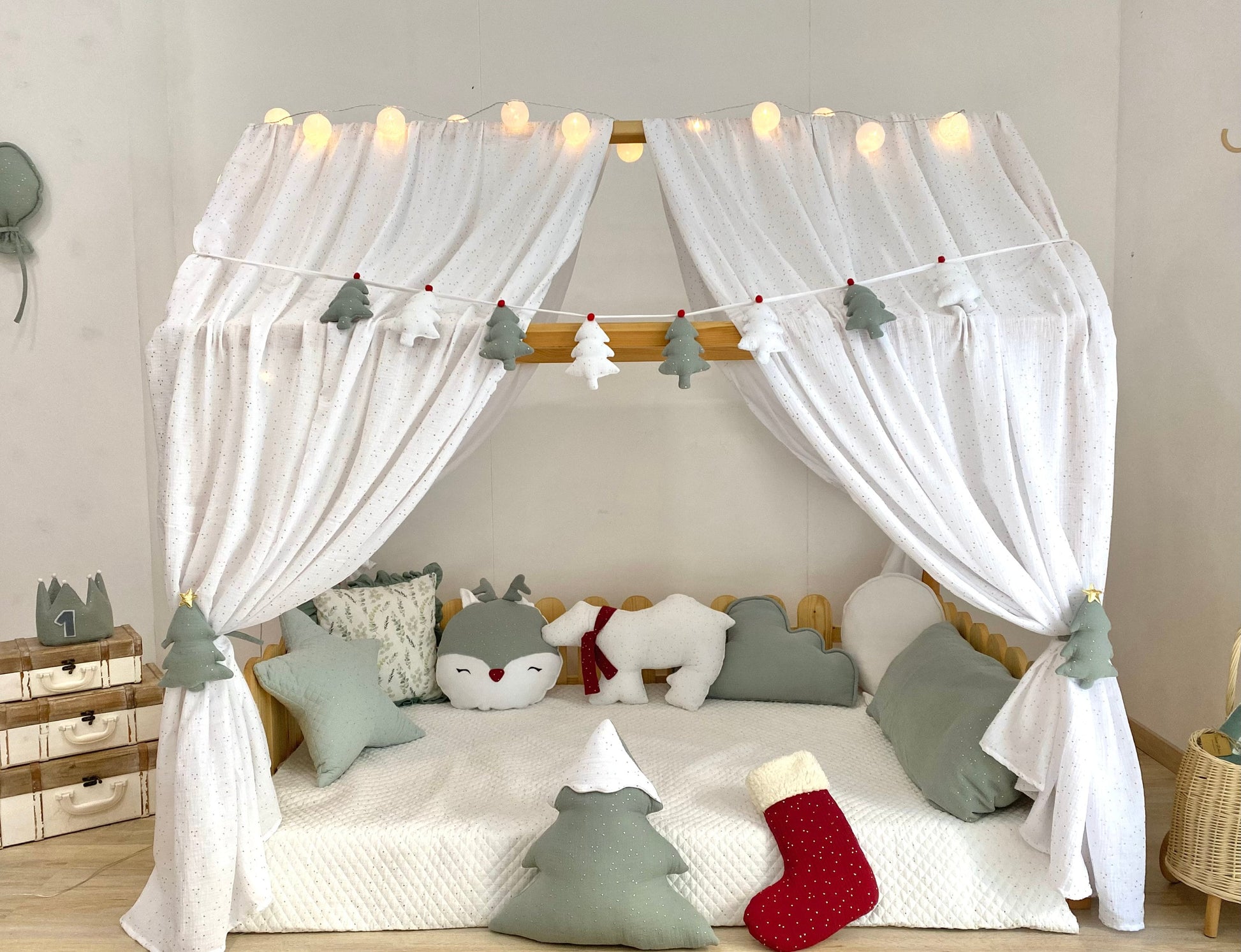 Muslin Canopy | Toddler Bed Canopy