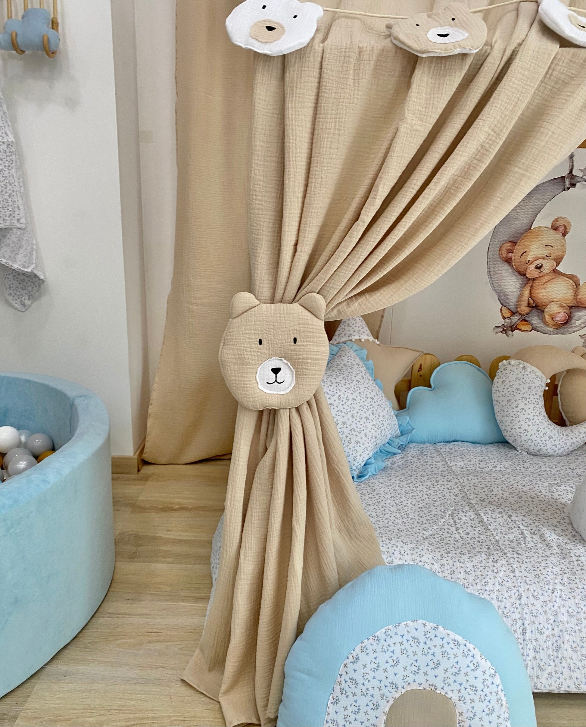 Muslin Canopy | Toddler Bed Canopy