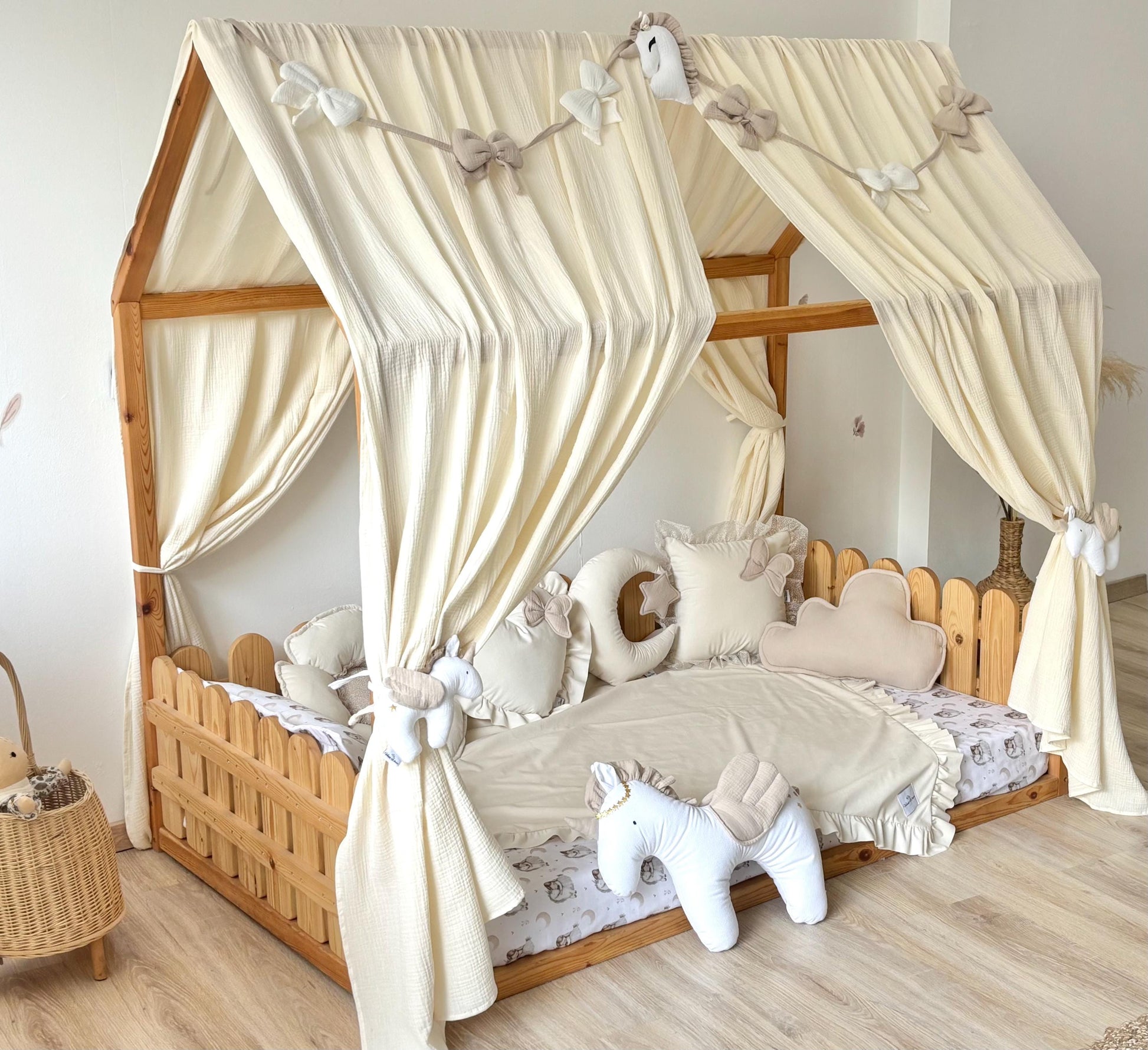 Muslin Canopy | Princess Bed Canopy