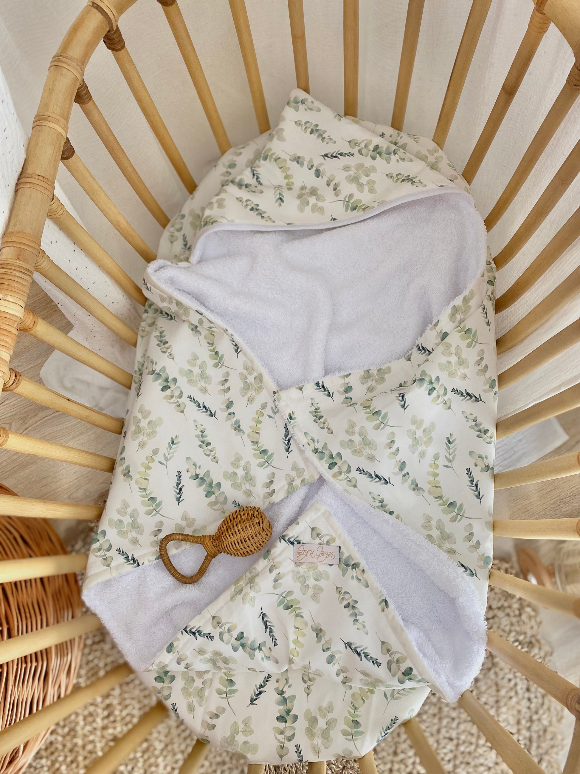 Baby box Pink Eucalyptus leaves, maternity hospital essentials, packed eco-friendly,Baby Shower Gift,Gift for new parent, Christmas gift