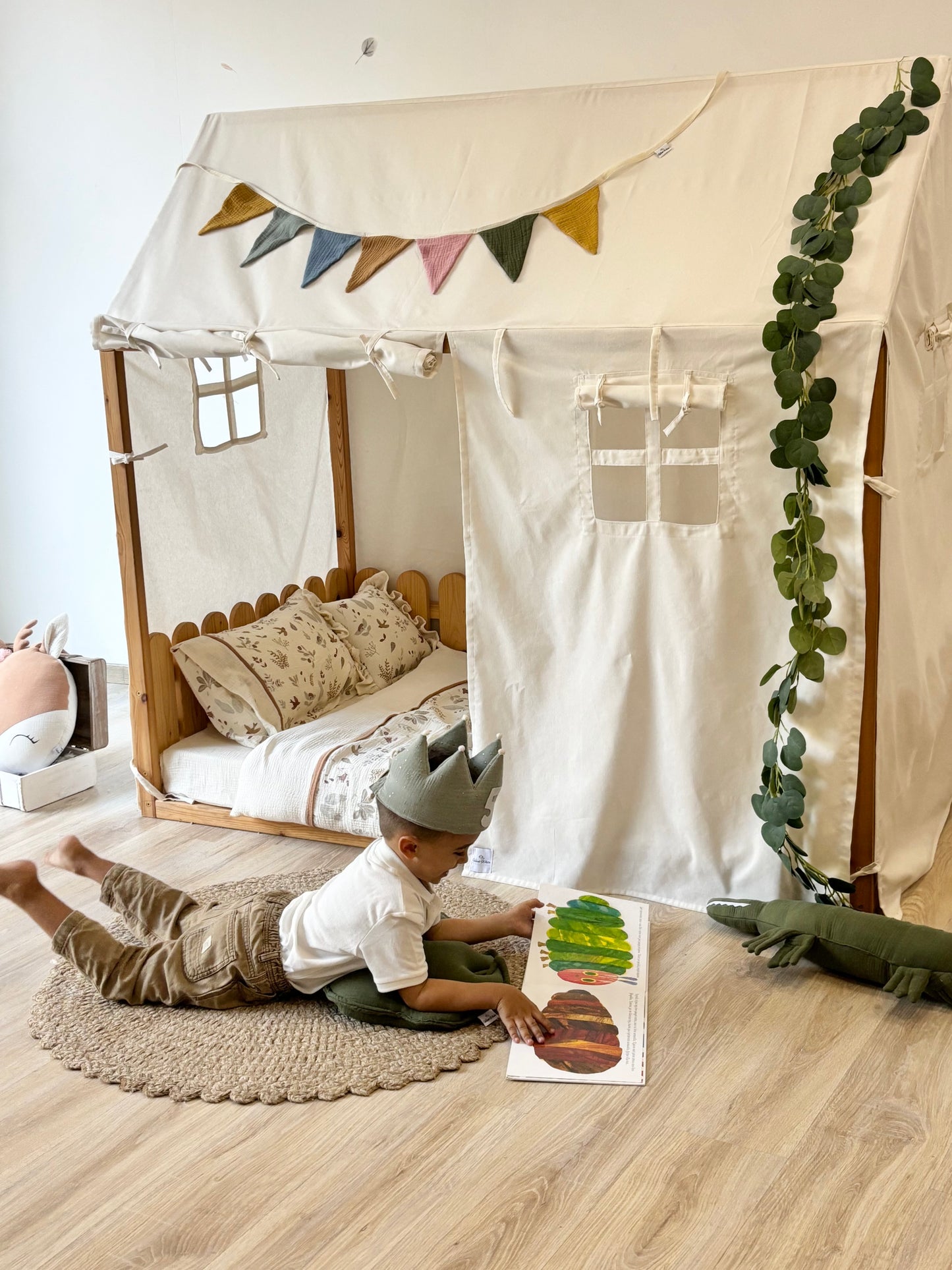 Canvas Canopy | Toddler Bed Canopy | Toddler Bed Canopy | House Bed Canopy