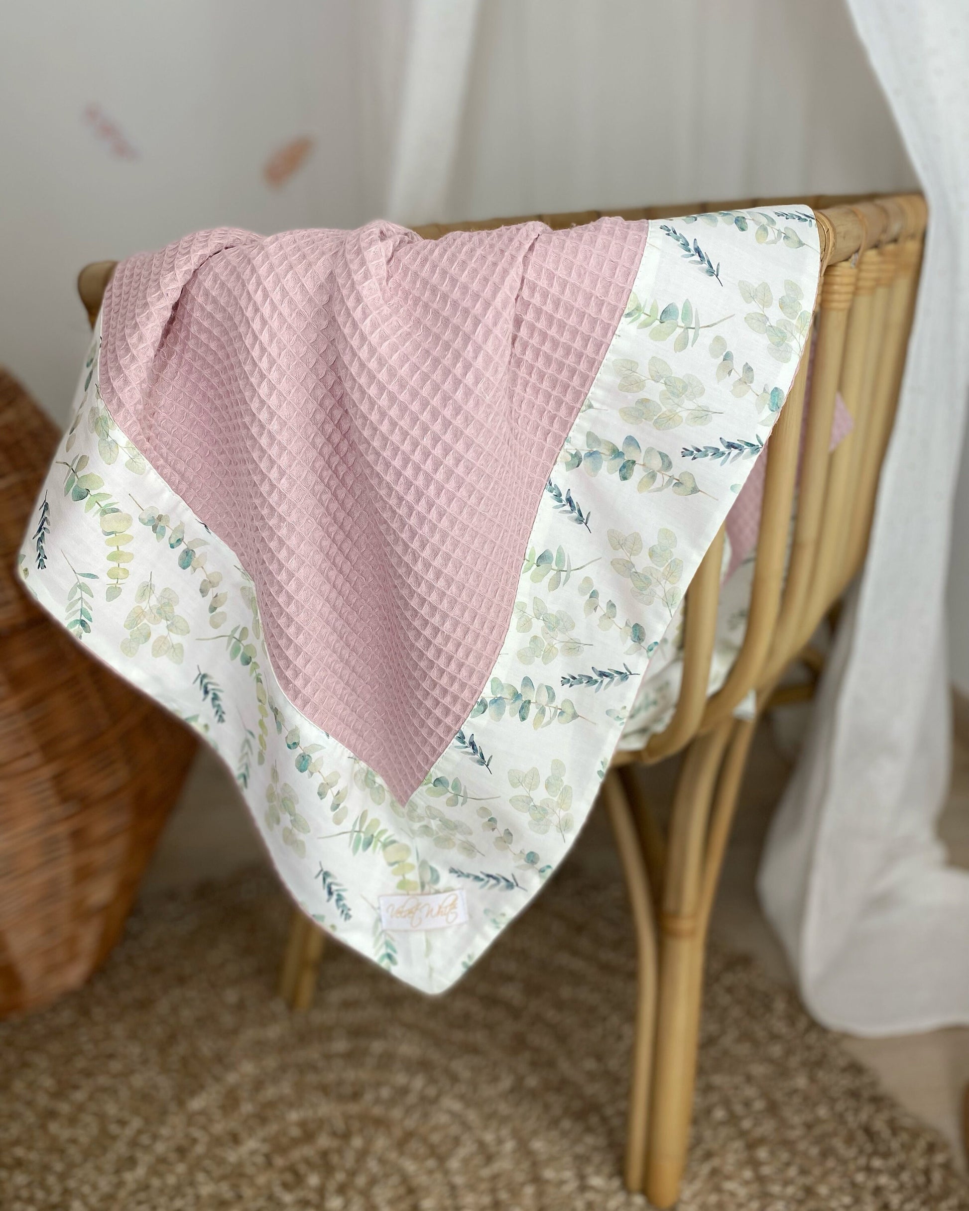 Baby box Pink Eucalyptus leaves, maternity hospital essentials, packed eco-friendly,Baby Shower Gift,Gift for new parent, Christmas gift